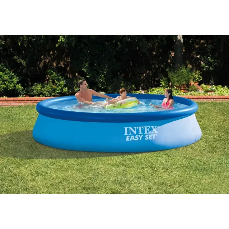Piscina hinchable Intex 28132GN — piscina redonda elevada, edad recomendada 6+, peso 14 kg