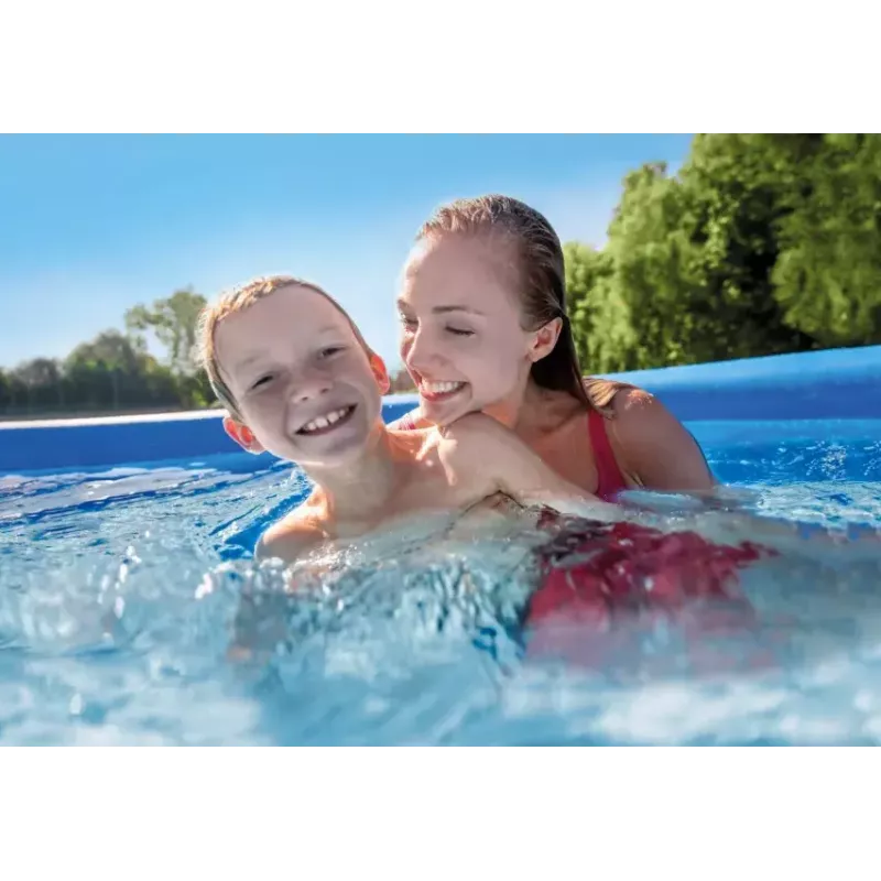 Piscina hinchable Intex 28132GN — piscina redonda elevada, edad recomendada 6+, peso 14 kg