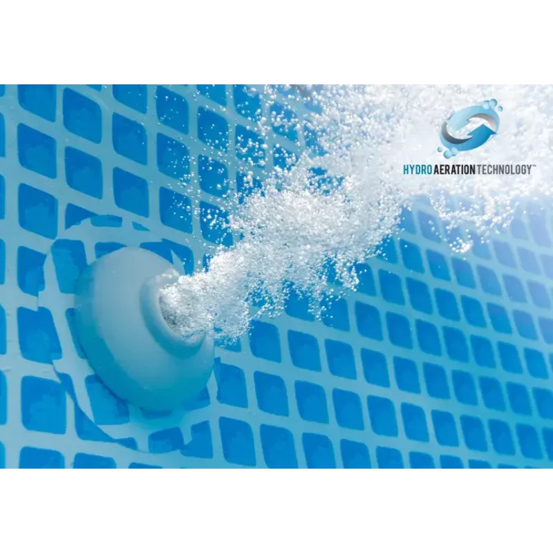 Piscina hinchable Intex 28132GN — piscina redonda elevada, edad recomendada 6+, peso 14 kg