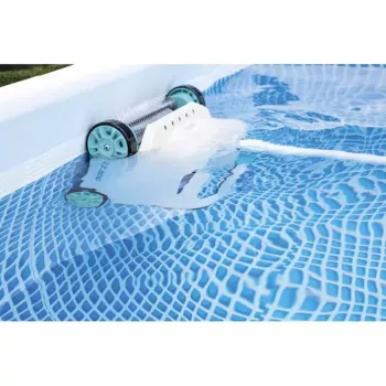 Robot limpiafondos Intex 28005 — para piscinas, azul/blanco, peso 5,66 kg