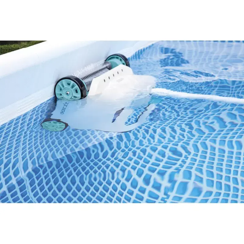 Robot limpiafondos Intex 28005 — para piscinas, azul/blanco, peso 5,66 kg