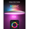 Lámpara de techo inteligente Govee 30 cm RGBWW + RGBIC Wi‑Fi/Bluetooth 28 W, blanca, Ø300×30 mm