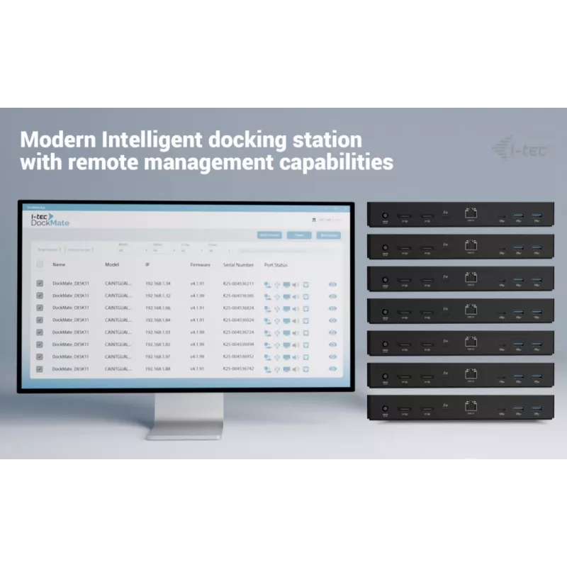 Estación de acoplamiento i-tec Thunderbolt 4 Intelligent Dual Display + Power Delivery 90 W