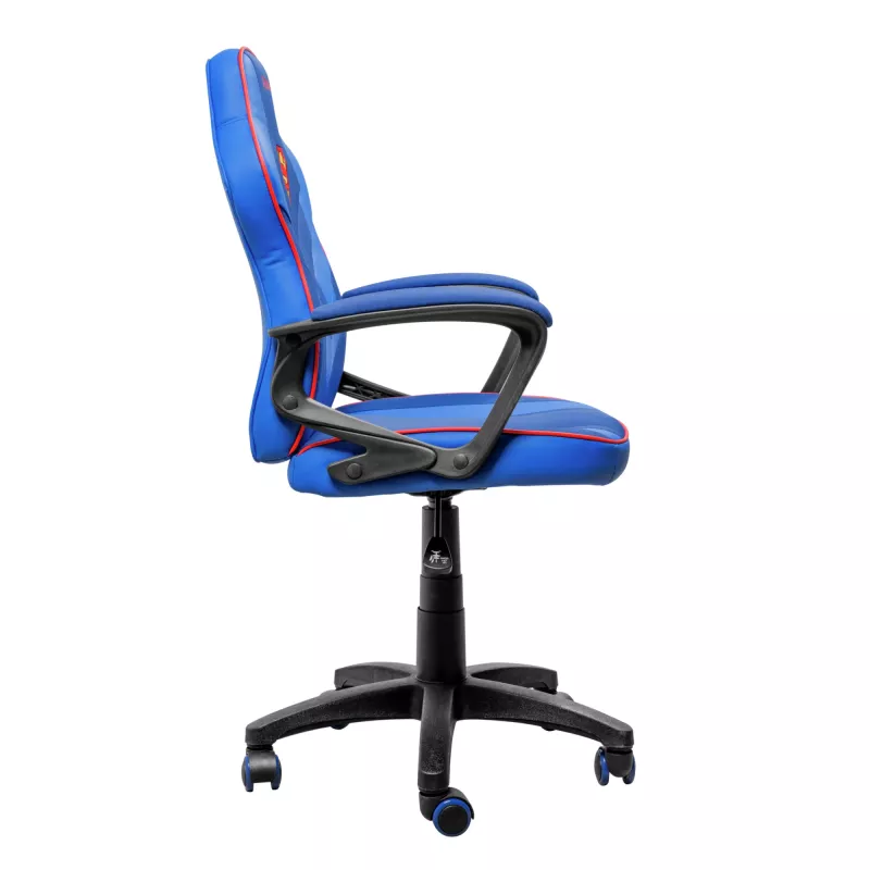 Silla gaming TRUST GXT 703SM REVVO Kids Superman azul – silla gaming para niños, diseño ergonómico, funciones ajustables