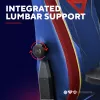 Silla gaming TRUST RUYA PRO GXT721SM Superman — diseño ergonómico, altura ajustable