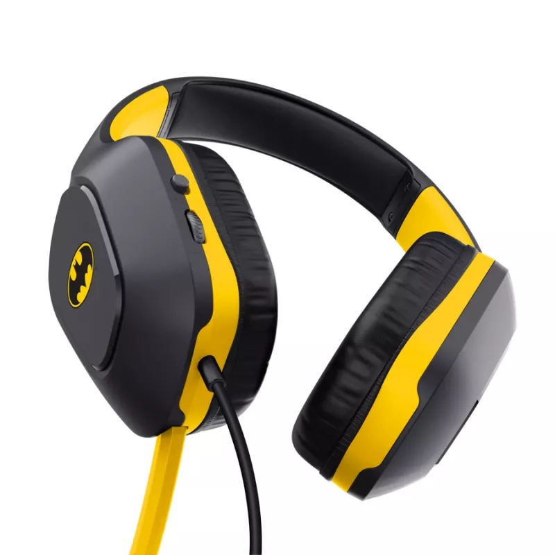 Auriculares con cable TRUST 25783 — over-ear gaming, circumaurales, 20–20.000 Hz, cable de 1,2 m, negro/amarillo