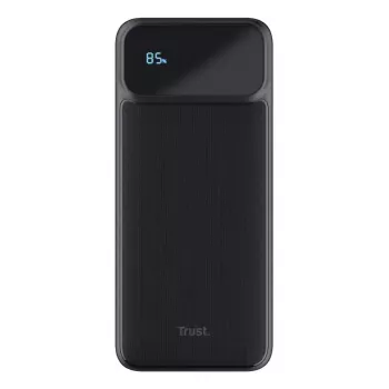 Batería externa TRUST 25883 — 20000 mAh Li-Ion, PD y Quick Charge 3.0, 2×USB-A + 1×USB-C, 20 W, negra