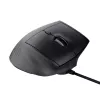 Ratón gaming TRUST GXT 145 Rexxa para diestros USB Type-A 12800 DPI, con cable, rueda RGB, negro