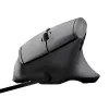 Ratón gaming TRUST GXT 145 Rexxa para diestros USB Type-A 12800 DPI, con cable, rueda RGB, negro