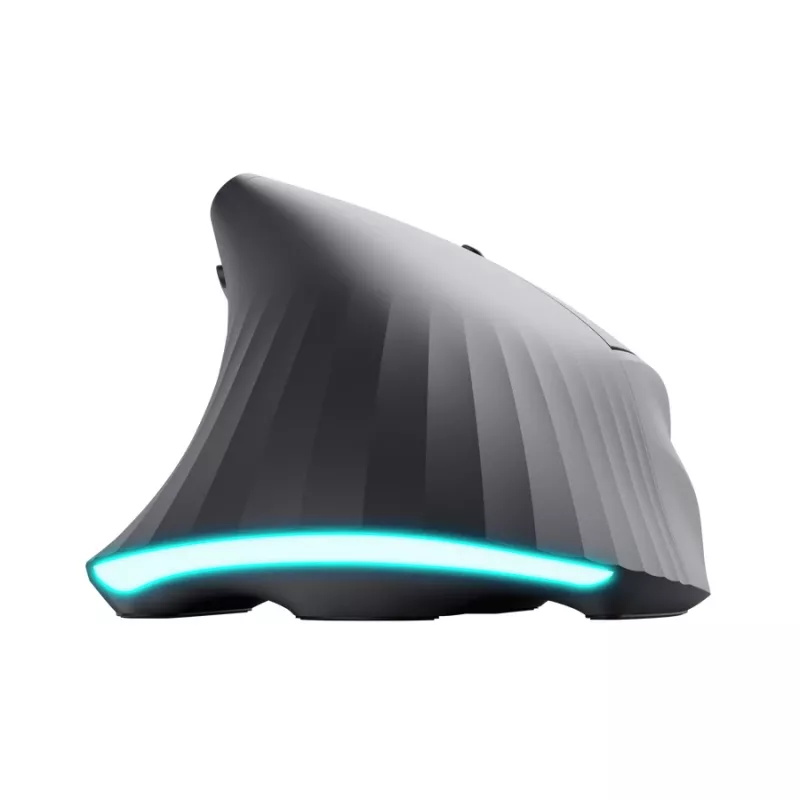Ratón gaming TRUST GXT 145 Rexxa para diestros USB Type-A 12800 DPI, con cable, rueda RGB, negro