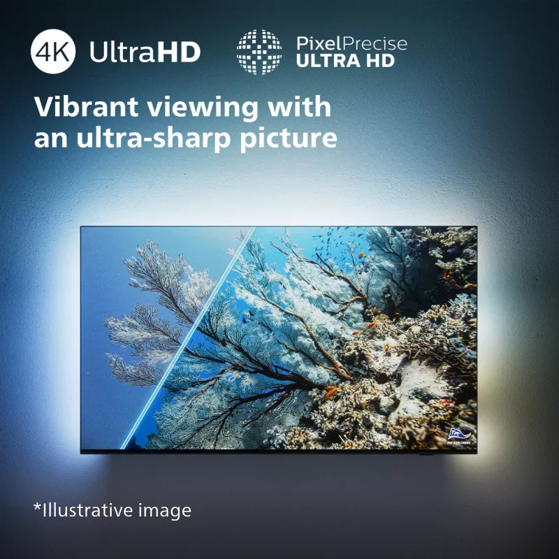 Philips Serie 8000 50PUS8309/12 TV 127 cm (50 pulgadas) 4K Ultra HD Smart TV Wi-Fi negra 350 cd/m²
