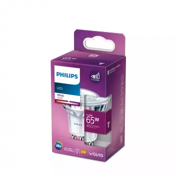 Lámpara LED Philips blanca 3000 K 4,9 W GU10 E