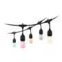WiZ String Lights, tira de luces inteligente, Wi-Fi/Bluetooth, negra, Wi-Fi 4 (802.11n), 802.11b, 802.11g, LED, plástico