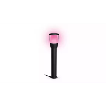 Luminaria inteligente para poste/baliza Signify WiZ Poller Starter-Kit — LED, 220–240 V, negra, 108,5 × 108,5 × 518 mm