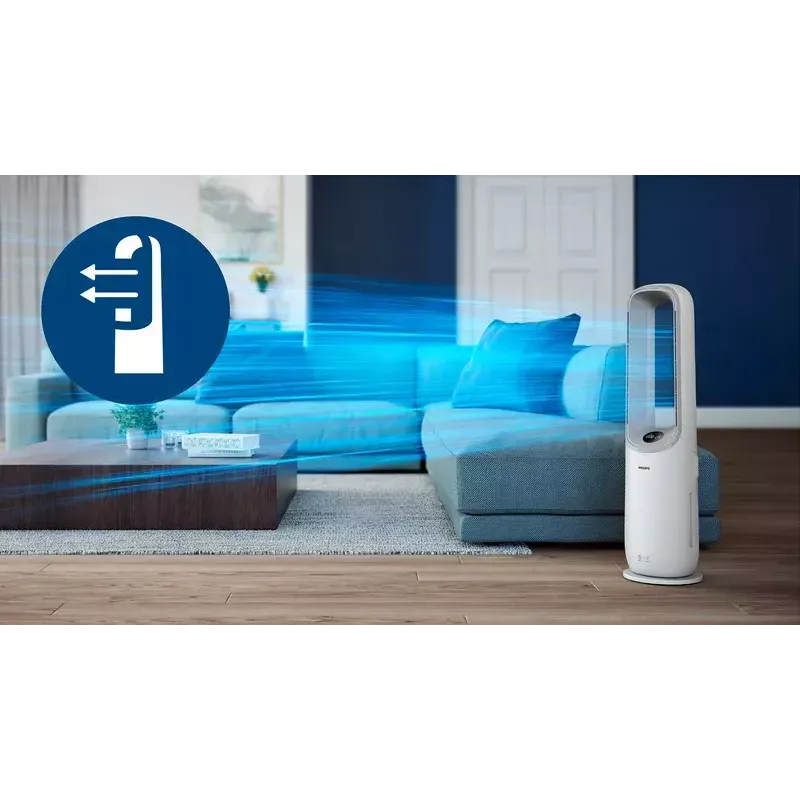 Philips Air Performer Serie 7000 AMF765/10 purificador de aire y ventilador 2 en 1