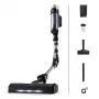 Aspirador escoba 2 en 1 Rowenta RH2037, a batería, en seco, sin bolsa, 0,4 l, 250 W, negro, morado