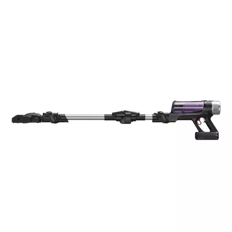 Aspirador escoba 2 en 1 Rowenta RH2037, a batería, en seco, sin bolsa, 0,4 l, 250 W, negro, morado
