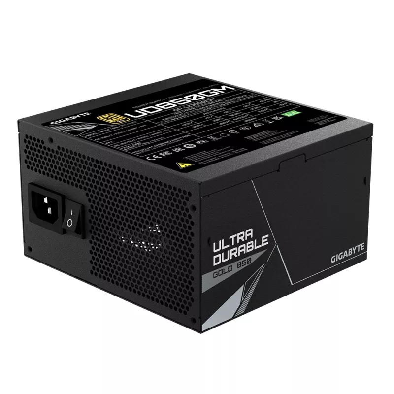 GIGABYTE UD850GM Fuente de alimentación 850 W 20+4 Pin ATX ATX Negro