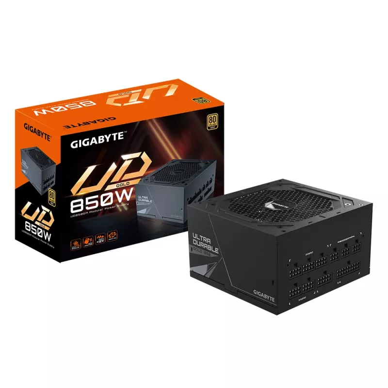 GIGABYTE UD850GM Fuente de alimentación 850 W 20+4 Pin ATX ATX Negro