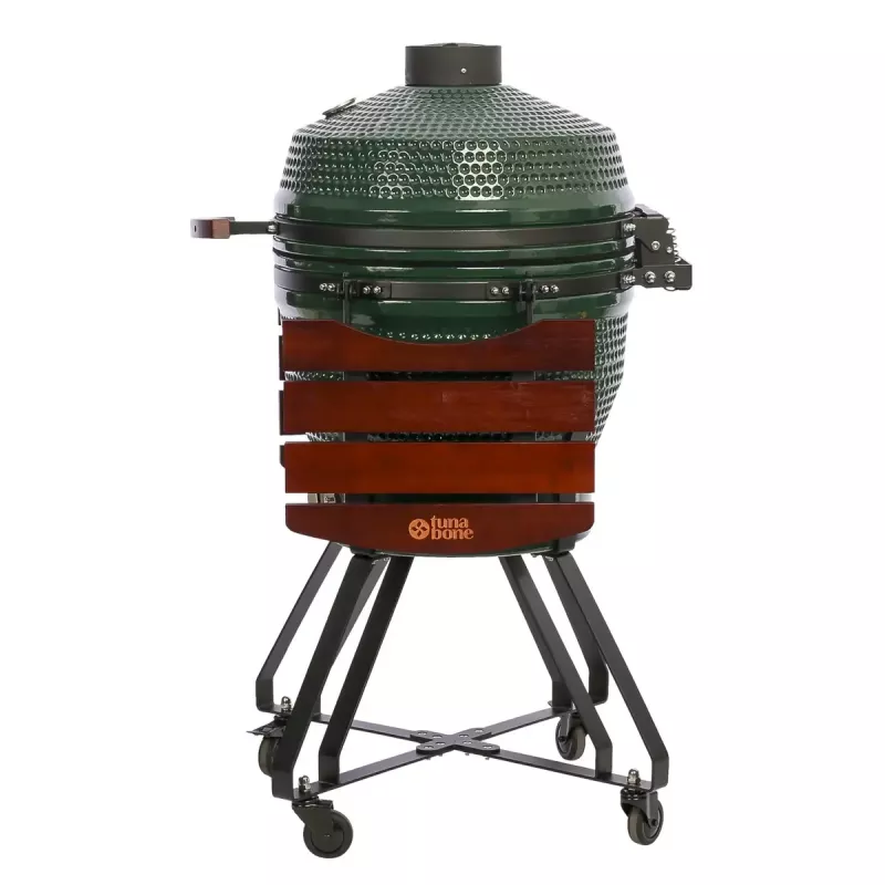 TunaBone Kamado Pro parrilla de 22 pulgadas, talla M, verde