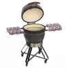 TunaBone Kamado Pro parrilla de 22 pulgadas, talla M, gris oscuro