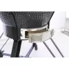 TunaBone Kamado Pro parrilla de 22 pulgadas, talla M, gris oscuro