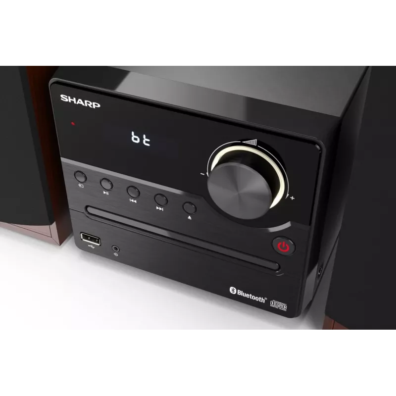 Sharp XL-B512(BR) Sistema de audio doméstico Microcadena 45 W Marrón