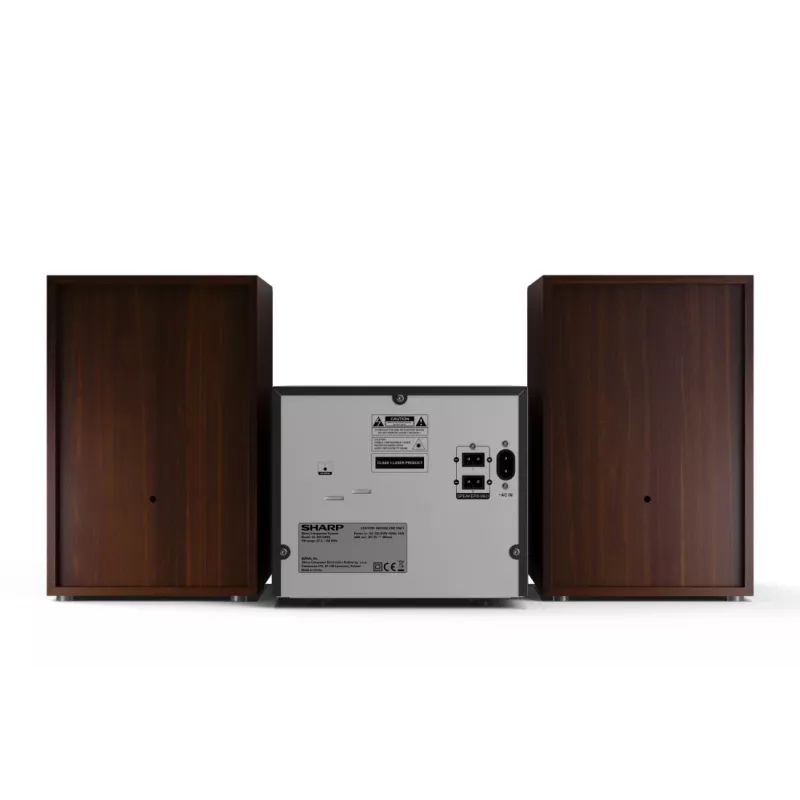 Sharp XL-B512(BR) Sistema de audio doméstico Microcadena 45 W Marrón