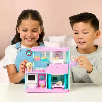 Set de juego interactivo para mascotas Cobi Set Little Live Pets Families Clinic MO-26673, set de juego con accesorios de clínica