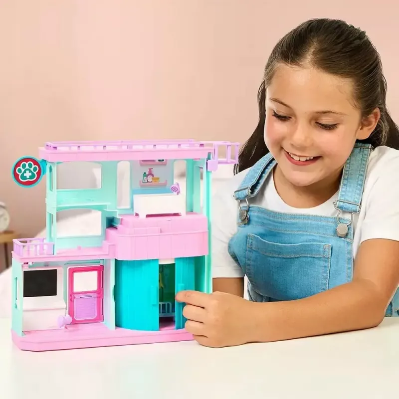 Set de juego interactivo para mascotas Cobi Set Little Live Pets Families Clinic MO-26673, set de juego con accesorios de clínica