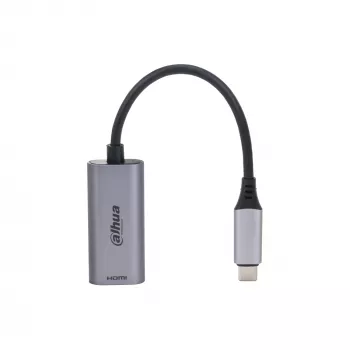 Adaptador Dahua Technology USB 3.1 Type-C a HDMI, USB Type-C, HDMI tipo A (estándar), conector macho, conector macho, recto, recto