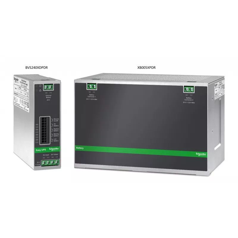APC BVS240XDPDR SAI 24V DC – 240Watt, 24V, 10A, montaje en carril DIN, módulo de potencia sin batería