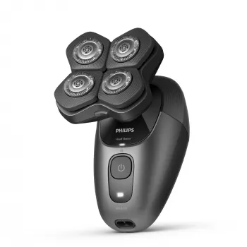 Afeitadora de cabeza Philips Serie 7000 HS7980/15 — Batería, 90 min de autonomía, Negro, Húmedo y seco