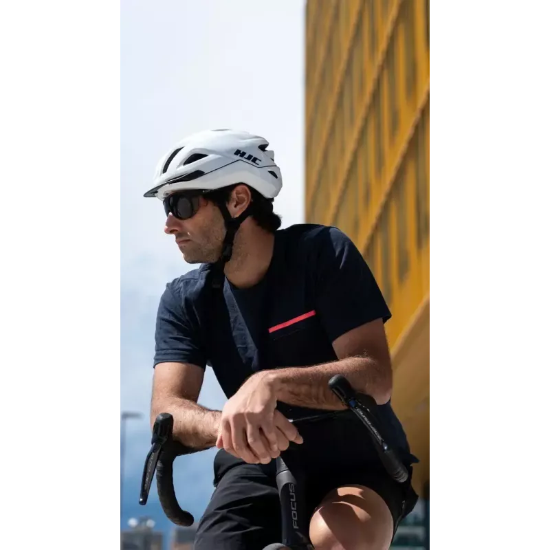 Casco de bicicleta HJC CROSSER Blanco Talla M (adulto) — Casco protector de bicicleta, mediano