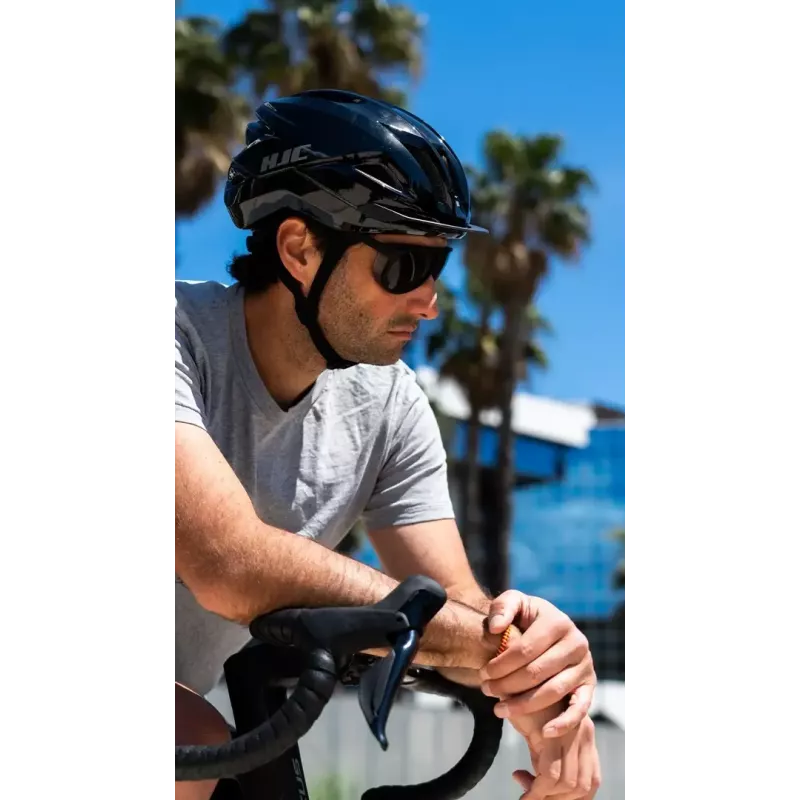 Casco de bicicleta HJC CROSSER Negro Talla S — Casco de bicicleta, talla S