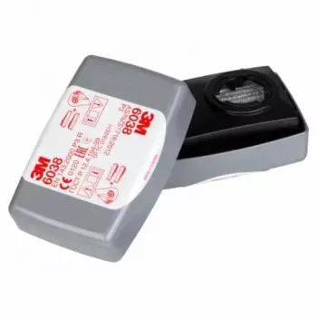 3M 6038 P3R filtro de partículas con carbón activo, pack de 2