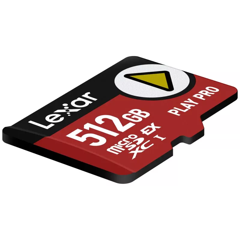 Memoria flash MicroSDXC Lexar PLAY PRO 512 GB UHS-I U3 — 900 MB/s lectura, 600 MB/s escritura