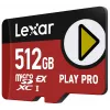 Memoria flash MicroSDXC Lexar PLAY PRO 512 GB UHS-I U3 — 900 MB/s lectura, 600 MB/s escritura