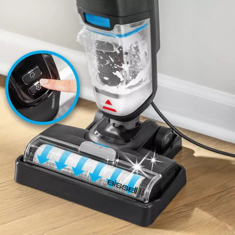 Aspirador de escoba Bissell HF2 Pro de batería seco y húmedo sin bolsa 340 W negro