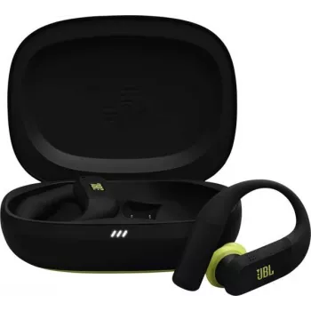 JBL Endurance Peak 4 auriculares deportivos True Wireless, negro/lima