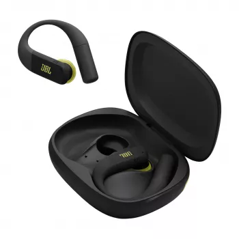 JBL Endurance Peak 4 auriculares deportivos True Wireless, negro/lima