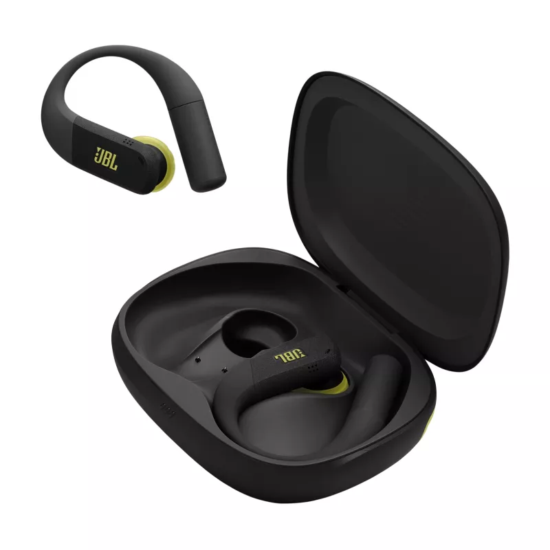 JBL Endurance Peak 4 auriculares deportivos True Wireless, negro/lima