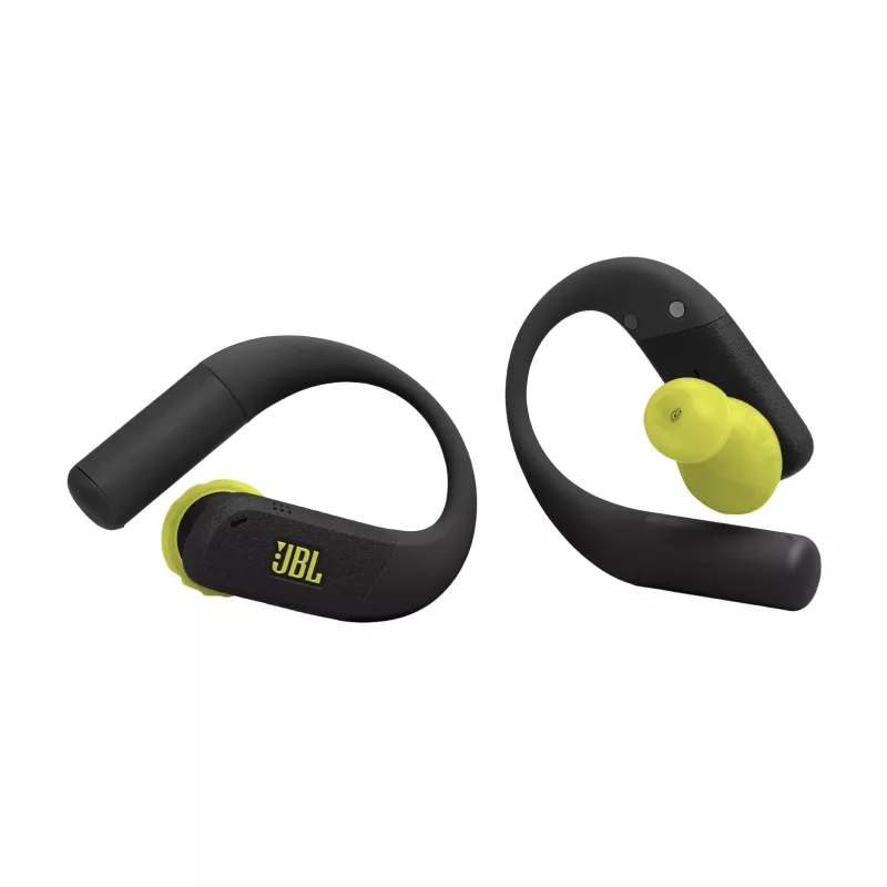 JBL Endurance Peak 4 auriculares deportivos True Wireless, negro/lima