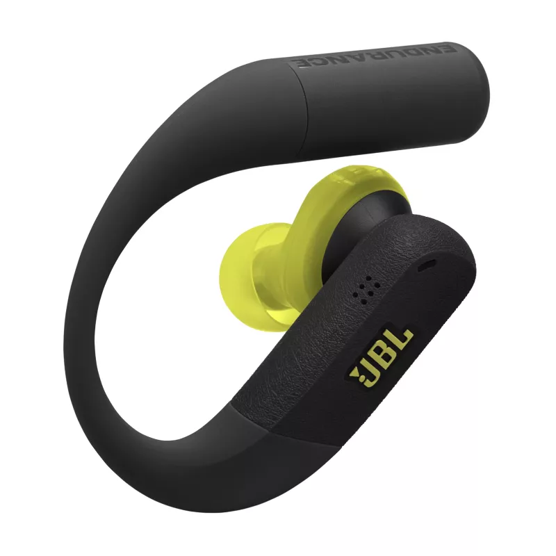 JBL Endurance Peak 4 auriculares deportivos True Wireless, negro/lima