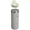 Botella de vacío STANLEY 0,47 L, botella termo de acero inoxidable de doble pared, a prueba de fugas, gris
