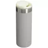 Botella de vacío STANLEY 0,47 L, botella termo de acero inoxidable de doble pared, a prueba de fugas, gris