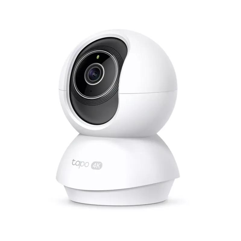 TP-Link Tapo C250 cámara Wi-Fi de seguridad doméstica con IA y movimiento horizontal/vertical, 4K 8 MP (3840 x 2160), blanca