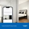 TP-Link Tapo C250 cámara Wi-Fi de seguridad doméstica con IA y movimiento horizontal/vertical, 4K 8 MP (3840 x 2160), blanca