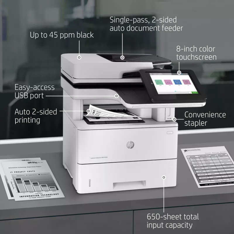 Impresora multifunción HP LaserJet Enterprise MFP M528f Láser Monocromo