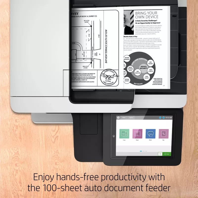 Impresora multifunción HP LaserJet Enterprise MFP M528f Láser Monocromo